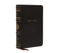 Thomas Nelson NKJV Large Print Reference Bible, Black Lea (Rilegato in ecopelle)