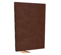 Thomas Nelson NKJV, Thinline Bible, Large Print, Brown Le (Rilegato in ecopelle)