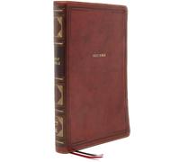 Thomas Nelson NKJV, Thinline Bible, Large Print, Leathers (Rilegato in ecopelle)