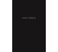 Thomas Nelson NKJV, Thinline Reference Bible, Leather-Look, Black, R (Tascabile)