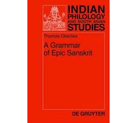 Thomas Oberlies A Grammar of Epic Sanskrit (Copertina rigida)