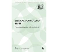 Thomas p. McCreesh Biblical Sound and Sense (Tascabile)