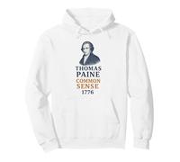 Thomas Paine Common Sense 1776 Storia Ritratto Felpa con Cappuccio