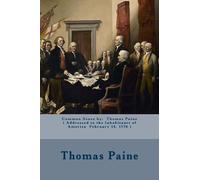 Thomas Paine Common Sense by (Tascabile)