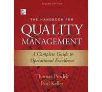 Thomas Pyzdek The Handbook of Quality Management 2E (PB) (Tascabile)