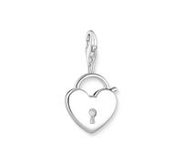 Thomas Sabo 0009-001-12 - Ciondolo da donna, argento sterling 925, 14 mm, Heart Lock Silver