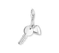 Thomas Sabo 0349 - 001 - 12, Argento Sterling 925, Silver Key and Heart charm pendant
