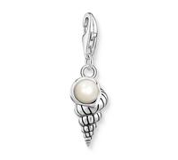Thomas Sabo Collezione Ciondoli Charm Mare, Misura unica, Argento sterling, Nessuna pietra preziosa, Ciondolo a forma di conchiglia con perla