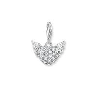 Thomas Sabo 925 Argento Zirconia cubica, Gem Heart Wings Charm