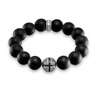 THOMAS SABO A1572-705-11 - Bracciale da Uomo con Croce Rebel at Heart, in Argento Sterling 925
