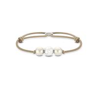 Thomas Sabo A2074-170-19-L22V Bracciale unisex in argento sterling 925 beige, L22V, argento, senza pietre preziose, L22V, Argento, Senza pietre preziose
