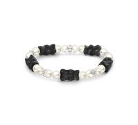 Thomas Sabo A2170-052-11-L17 Bracciale di Perlacon 5 orsetti in oro nero