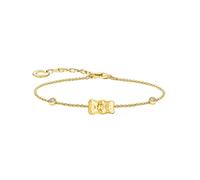 Thomas Sabo A2203-414-39-L19V Braccialetto con Haribo Orso d'Oro E Pietre Pla...