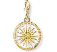 THOMAS SABO, ,Accessories ,Donna ,Giallo ,ONE SIZE Ciondolo Charm Sole 925 Argento Sterling Oro 1765-414-4