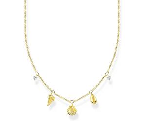 THOMAS SABO, ,Accessories ,Donna ,Giallo ,ONE SIZE Collana con conchiglie color oro