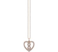 THOMAS SABO, ,Accessories ,Donna ,Giallo ,ONE SIZE Collana Cuore Infinito Pavé Oro rosa