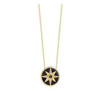 Thomas Sabo - Catena per collana argento sterling zirconia_cubica Donna, Oro, 45cm - KE2140-963-7-L45V