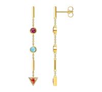 THOMAS SABO, ,Accessories ,Donna ,Giallo ,ONE SIZE Orecchini Pietre Colorate Oro Multicolore