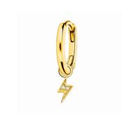 THOMAS SABO, ,Accessories ,Donna ,Giallo ,ONE SIZE Orecchino da Donna Creolo Pezzo Singolo Lampo Oro Cr705-414-14