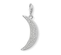 THOMAS SABO, ,Accessories ,Donna ,Grigio ,ONE SIZE Ciondolo Charm Luna Pavé