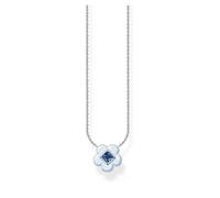 THOMAS SABO, ,Accessories ,Donna ,Grigio ,ONE SIZE Collana Charm Club Fiore con pietra blu Ke2185-496-1-L45V