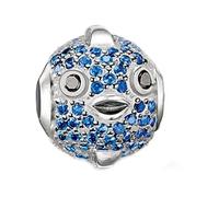 THOMAS SABO, ,Accessories ,Donna ,Multicolore ,ONE SIZE Fugu Bead Charm Pendente Argento Blu