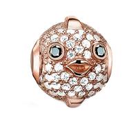 THOMAS SABO, ,Accessories ,Donna ,Multicolore ,ONE SIZE Pendente Charm Bead Fugu in oro rosa