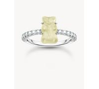 Thomas Sabo - Anello argentato e bianco-Argento 58