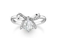 Thomas Sabo Anello con fiocco misura 48 argento 925 riciclato TR2481-643-14-48