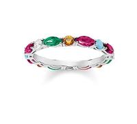 Thomas Sabo Anello con Zirconia Cubica da Donna Argento Sterling 925, Misura 14