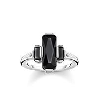 Thomas Sabo anello da donna in argento pietre grandi blu TR2267-009-1-56 misura dell'anello 56/17,8