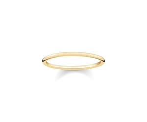 THOMAS SABO Anello da Donna Placcato Oro TR2123-413-12, 56, Metallo prezioso, Senza Gemme
