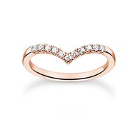Thomas Sabo Anello da donna TR2394-416-14-56 Forma a V misura 56