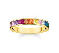 Thomas Sabo Anello da donna TR2403-996-7-54 pietra arcobaleno misura 54