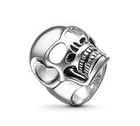 Thomas Sabo Anello da uomo Rebel at heart "Teschio" in Argento 925, Taglia 62 (19.7) TR1704-001-12-62