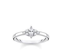 Thomas Sabo Anello Donna Vintage Pietre Bianche Argento Sterling 925 TR2325-051-14