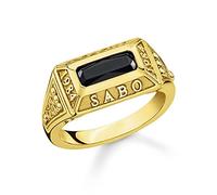 Thomas Sabo Anello Unisex Argento Sterling 925 Placcato Oro TR2243-966-11-62 22