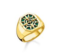 Thomas Sabo Anello Unisex Argento Sterling 925 Placcato Oro TR2274-140-5-54 14