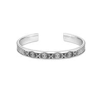 THOMAS SABO AR113-643-11-L19 - Bracciale da uomo in argento sterling 925 brunito opaco e lucido, lunghezza 19 cm, colore: Argento, 19 cm, Argento sterling, Nessuna pietra preziosa
