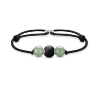 THOMAS SABO - Bracciale Bead nero- verde A2079-811-11-L22V - - Accessories - Donna - Nero - ONE SIZE