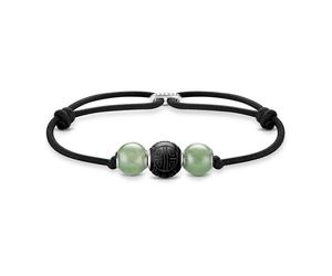THOMAS SABO - Bracciale Bead nero- verde A2079-811-11-L22V - - Accessories - Donna - Nero - ONE SIZE