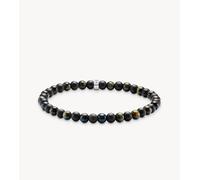 Thomas Sabo - Bracciale color argento, nero e blu 19 cm