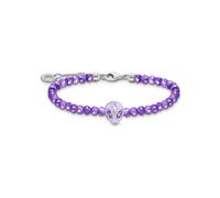 THOMAS SABO - Bracciale con perla imitazione ametista - - Accessories - Donna - Viola - ONE SIZE