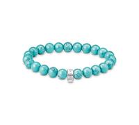 Thomas Sabo Bracciale con perle turchesi in argento 925 riciclato X0293-404-17-L19