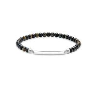Thomas Sabo Bracciale con perline in argento 925 riciclato A2178-372-7-L17