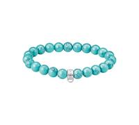 Thomas Sabo Bracciale con perline turchesi in argento 925 riciclato X0293-404-17-L17