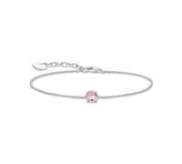 THOMAS SABO Bracciale con zirconi bianchi in argento placcato oro A2156-051-9, Eine Grösse, Argento sterling, Zirconia cubica