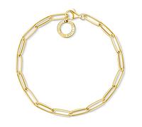 Thomas Sabo Bracciale da donna Charm Club Argento sterling 925, ORO, X0253-413-39
