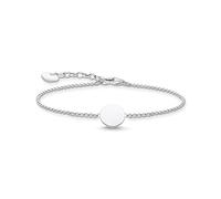 Thomas Sabo bracciale da donna con moneta d'oro incisa in argento sterling 925 A2043-413-39-L19v