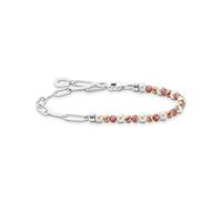 Thomas Sabo Bracciale da donna con perle in argento Sterling 925 A2099-350-7, Mittelgroße, Argento sterling, Nessuna pietra preziosa